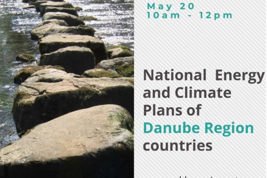 PA2 organized two webinars about the National Energy and Climate Plans of the Danube Region countries