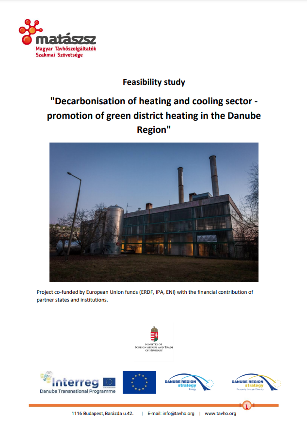 Decarbonisation of heating and cooling sector - promotion of green district heating in the Danube Region